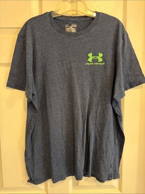 2 Shirts- Under Armour Navy and Gray Short Sleeves Bundle